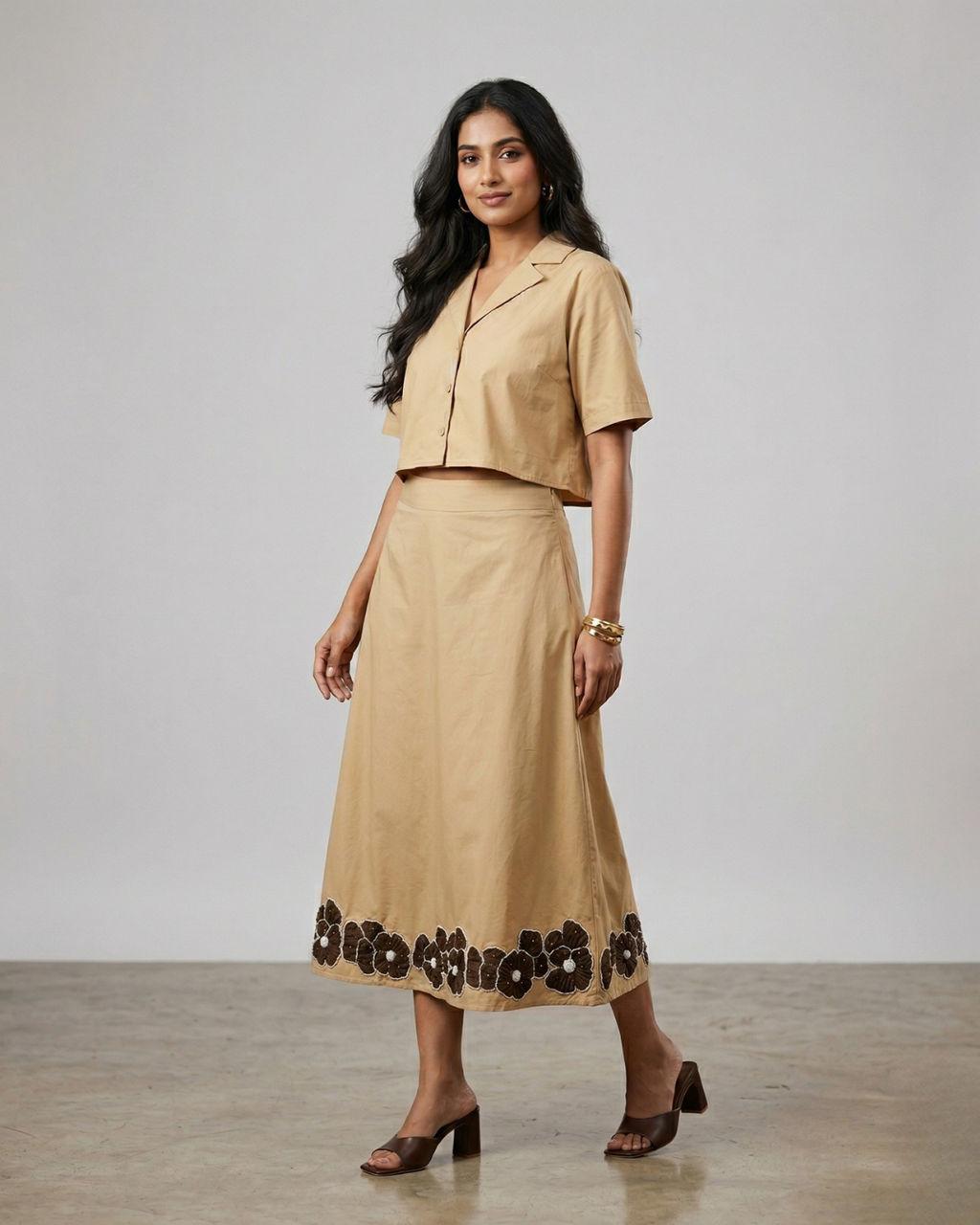 Mocha Petal Co-ord