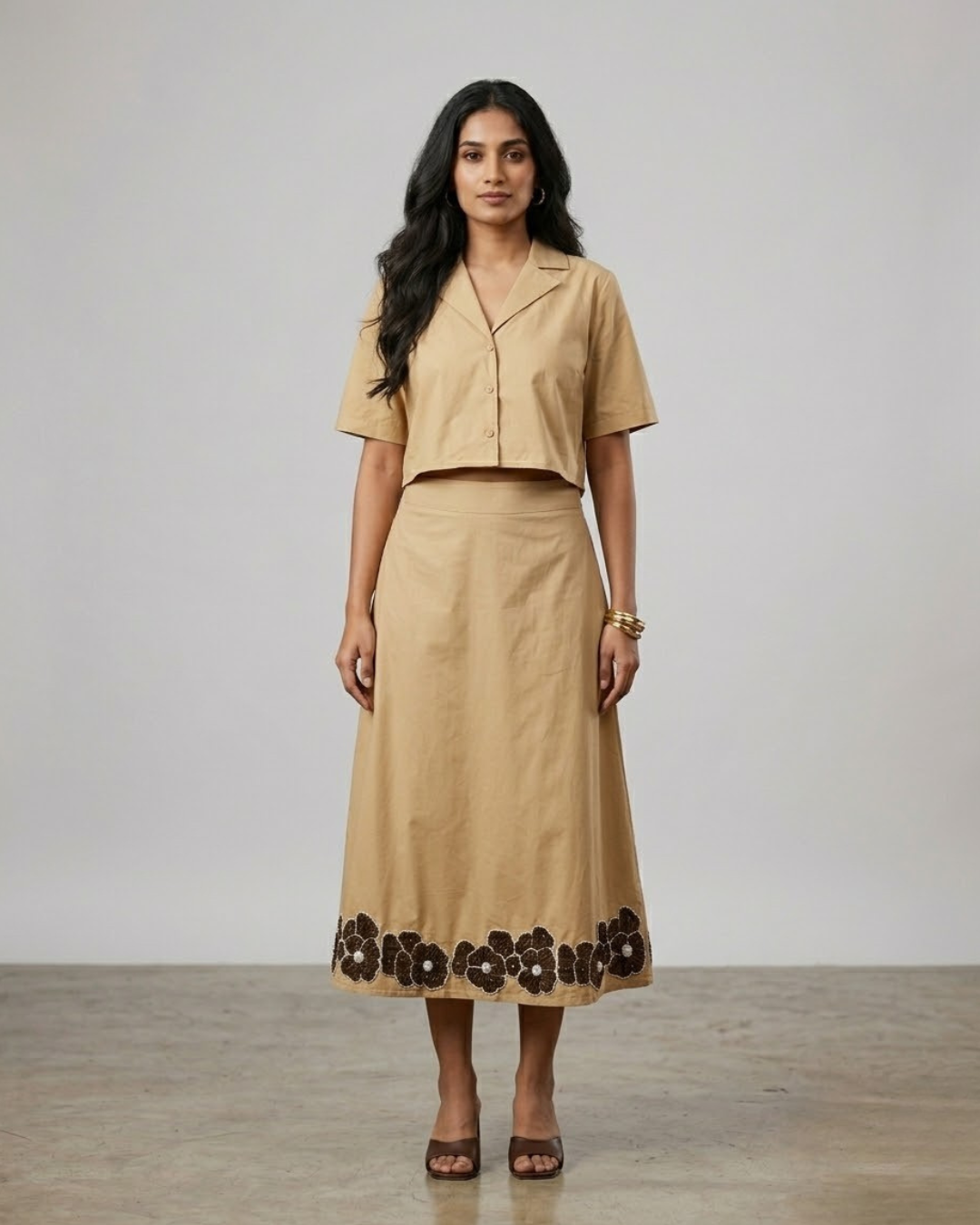 Mocha Petal Co-ord